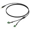Kabel PROCAB CLA833/1.5 mini jack do 2x euroblock (3p)