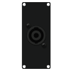 CAYMON CASY 141/B Casy 1 space with male SpeakON to 4-pin terminal block Black version