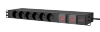 CAYMON PSR269FS/B 19 cali listwa zasilająca - French 6 x front sockets + 9 x rear sockets - D