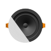  Głośnik głośniki AUDAC CENA 306/W SpringFit™ 2,5 ceiling speaker White version - 8Ω and 100V