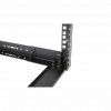 CAYMON OPR318A/B 19 cali in depth adjustable open frame rack - 18 unit - 300 ~ 450mm Black