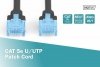 Digitus Patch cord RJ45/RJ45 U/UTP kat. 5e 2,0m AWG 26/7 PVC Czarny