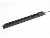 Armac Listwa przeciwprzepięciowa M12/16A Rack 19'' 1.5m czarna   (12 gniazd)