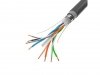 Lanberg Kabel LAN FTP KAT-6 305M drut outdoor żelowany cu fluke, czarny