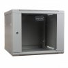 Digitus Szafa wisząca jednosekcyjna 19 cali 9U 501/600/450mm, drzwi szklane, szara (RAL 7035)