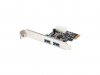 Lanberg Karta PCI Express - USB 3.1 GEN1 2-Port + Śledź Low Profile