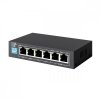 Extralink Switch EUROS V2 6 portów POE SWITCH 4X porty 10-100MBPS POE + 2X porty UPLINK 802.3AF 60W