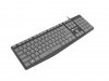 Natec Klawiatura Nautilus US Slim 1.8m czarno-szara