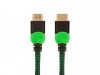 Savio Kabel HDMI 2.0 dedykowany do XBOX zielono-czarny 1,8m, GCL-03