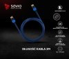 Savio Kabel HDMI 2.0 dedykowany do Playstation niebiesko-czarny 3m, GCL-05