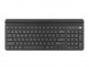Natec Klawiatura Felimare US bluetooth + 2.4GHz Slim, uchwyt na        telefon/tablet czarna
