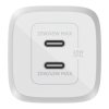 Belkin Podwójna ładowarka ścienna USB-C GaN z PPS 45 W