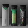 AXAGON Obudowa zewnętrzna aluminiowa EEM2-UG2, USB-C 3.2 Gen 2 - M.2 NVMe SSD, długość 42 do 80 mm