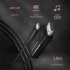 AXAGON Konwerter/kabelUSB-C DisplayPort 1,8m RVC-DPC, 4K/60HZ