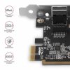 AXAGON Karta sieciowa PCIe PCEE-GRF, 1x Gigabit Ethernet port RJ-45 Realtek LP