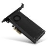 AXAGON Adapter wewnętrzny PCIe x4 M.2 NVMe M-key + SATAB-key slot, chłodnica, LP, PCEM2-DC