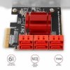 AXAGON PCIe kontroler 6x wewnętrzny port SATA 6G, PCES-SA6, ASM 1166, SP LP