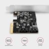 AXAGON Kontroler PCES-SA4X4 PCIe 4x wewnętrzny port SATA 6G, ASM1164, SP & LP