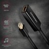 AXAGON Adapter aktywny RVDM-HI14N Mini DP > HDMI 1.4, 4K/30Hz