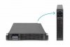 Digitus Zasilacz awaryjny UPS Online Rack 19 cali LCD, 1000VA/1000W, 2x12V/9Ah, 8xC13, USB, RS232, RJ45