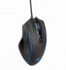 Gembird Mysz przewodowa RAGNAR RX300 laserowa RGB 12000 DPI