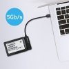 Qoltec Adapter SATA | Przejściówka na dysk SSD HDD 2.5 cali | USB 3.0 | Super speed 5Gb/s | 2TB