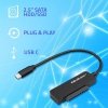 Qoltec Adapter SATA | Przejściówka na dysk SSD HDD 2.5 cali | USB-C | Super speed 5Gb/s | 2TB