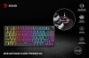 Savio Klawiatura mechaniczna bezprzewodowa PHENIX, Gateron Red Pro, Pudding
