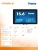 IIYAMA Monitor 16 cali OTF1616MC-B1, VA,poj.10pkt.1100cd,IP65, outdoor, VGA,HDMI,DP,RJ45