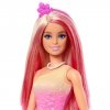 Mattel Lalka Barbie Księżniczka z długimi włosami, różowo-blond