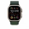 Apple Opaska Alpine w kolorze ciemnozielonym do koperty 49 mm - rozmiar L - elementy z tytanu w kolorze naturalnym