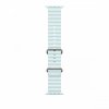 Apple Pasek Ocean w kolorze mroźnego błękitu do koperty 49 mm - elementy z tytanu w kolorze naturalnym