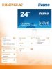 IIYAMA Monitor 24 cale XUB2497HSU-W2 IPS, HDMI, DP, 2x2W, 2xUSB, Pivot, HAS(150mm)