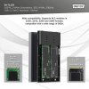 Digitus Obudowa/Stacja klonująca USB 3.1 Typ C na dyski SSD M.2 NVMe 20 Gbps aluminiowa, beznarzędziowa