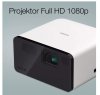Epson Projektor, rzutnik mini laser EF-21W bialy FHD/1000L/5m:1/2.3kg