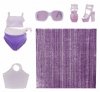MGA Lalka Rainbow High Swim Style Violet