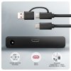 AXAGON ADSA-FPX Adapter USB-C 10Gbps SATA 6G 2.5 cali/3.5 cali SSD/HDD FASTPORT X, w tym zasilacz, 60cm USB-C/USB-A kabel