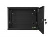 Lanberg Szafa instalacyjna rack wisząca 19 cali 6U+3U 540x200 niskoprofilowa czarna ( złożona)