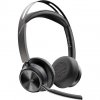 POLY Zestaw słuchawkowy Voyager Focus 2  certyfikatem Microsoft Teams USB-C-C z podstawką ładującą, przejściówka USB-C/A 9T9J6AA