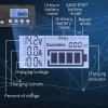 Qoltec Inteligentna mikroprocesorowa ładowarka 12V | 12.6V | 24V |Prostownik z funkcją naprawy do akumulatora AGM GEL LiFePO4 | LCD