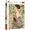 Trefl Puzzle 1000 elementów Dama z wachlarzem Klimt