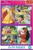 Trefl Puzzle 2x70 elementów Księżniczki Disneya Bajkowe dni