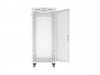 Lanberg Szafa instalacyjna rack stojąca 19 cali 27U 600x800 drzwi perforowane LCD szara (Flat pack)