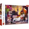 Trefl Puzzle 2000 elementów Koci wieczór