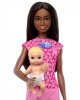 Mattel Lalka Barbie Lekarz Pediatra ciemne włosy