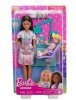 Mattel Lalka Barbie Lekarz Dentystka z pacjentem ciemne włosy