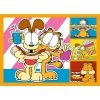 Trefl Puzzle 4w1 Garfield kocha lazanie
