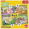 Trefl Puzzle 4w1 Spongebob