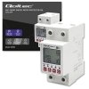 Qoltec Przekaźnik 63A na szynę DIN z licznikiem energii elektrycznej |  Timer | Tuya | Wi-Fi | LED                                                    ~