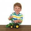 Klein Traktor John Deere do skręcania z 2 przyczepami